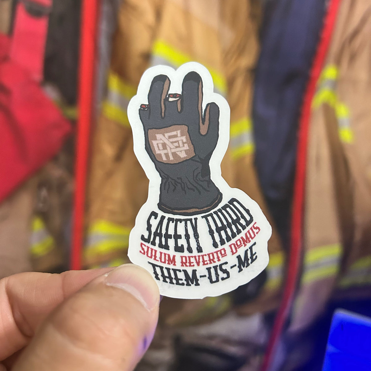 Safety Third Sticker – Notorious Fire Co.