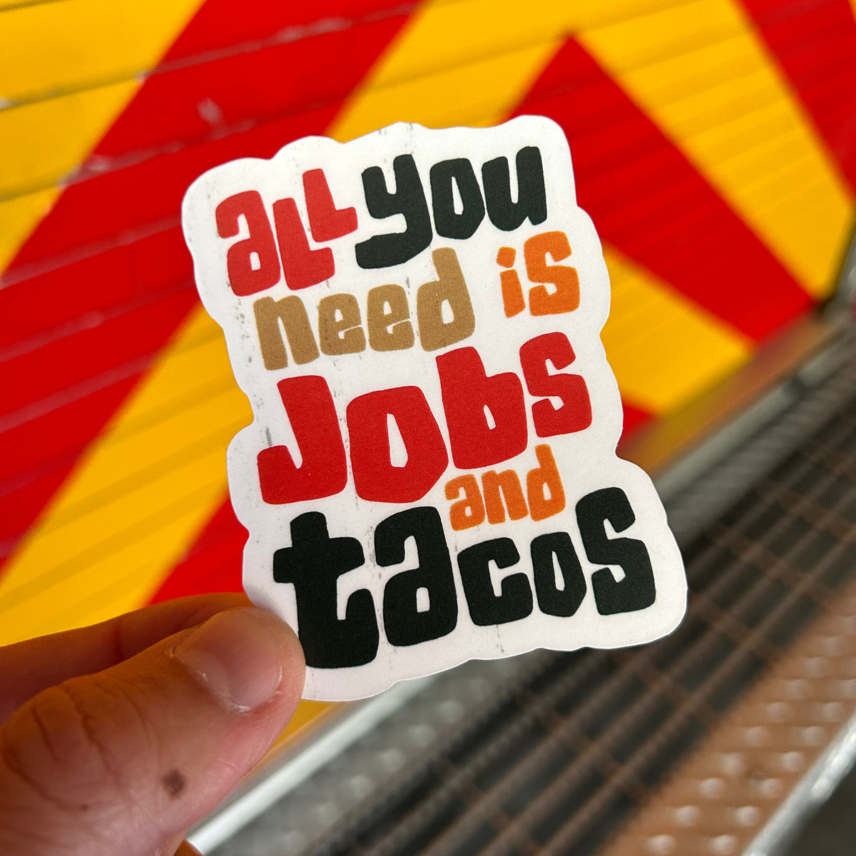 Jobs & Tacos Sticker Notorious Fire Co.