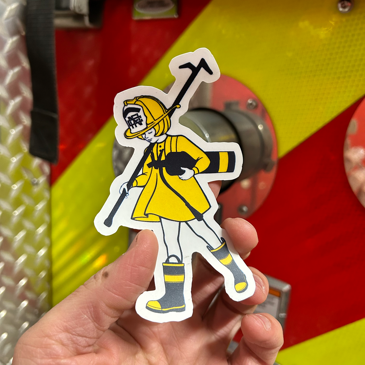 Salty Fireman Sticker Salty Girl Sticker – Notorious Fire Co.