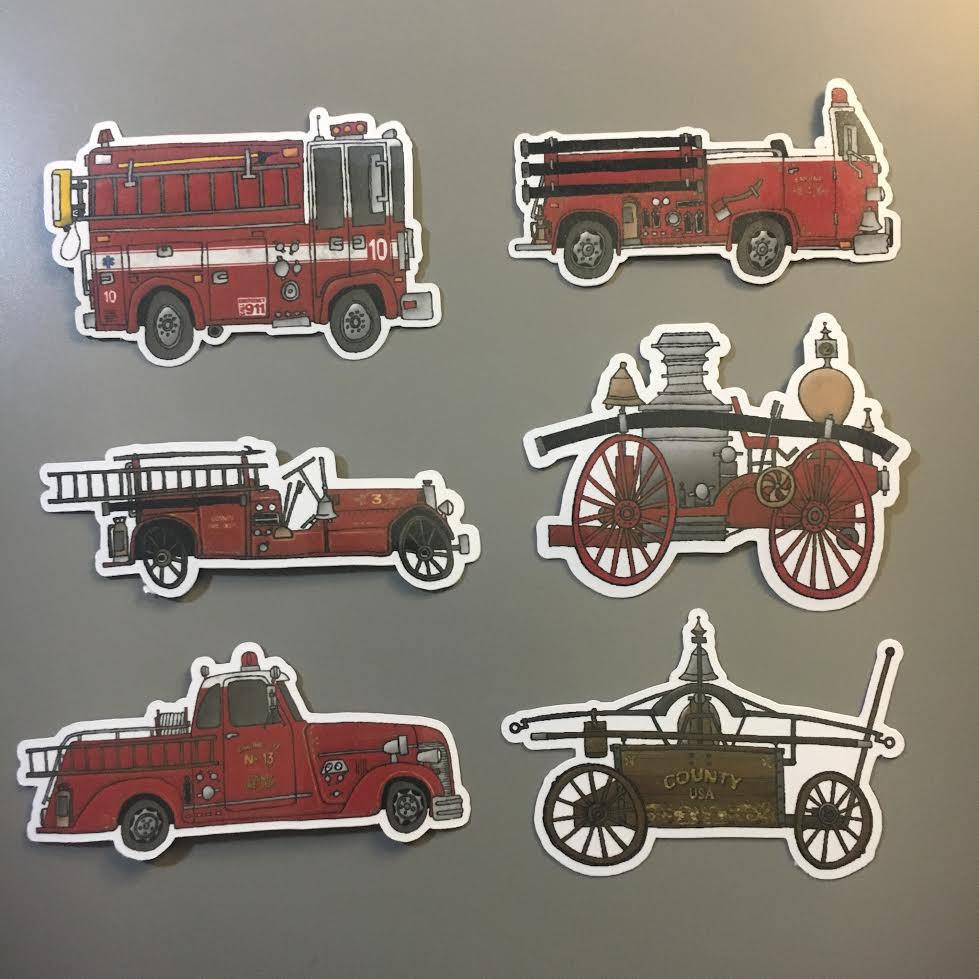 Fire Truck Sticker Bundle – Notorious Fire Co.
